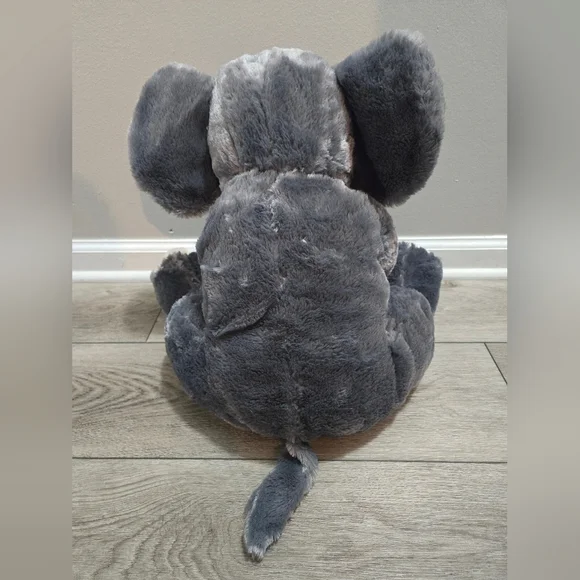 Plush Animal Alley Elephant Floppy Gray So Soft 18” - Picture 7 of 10